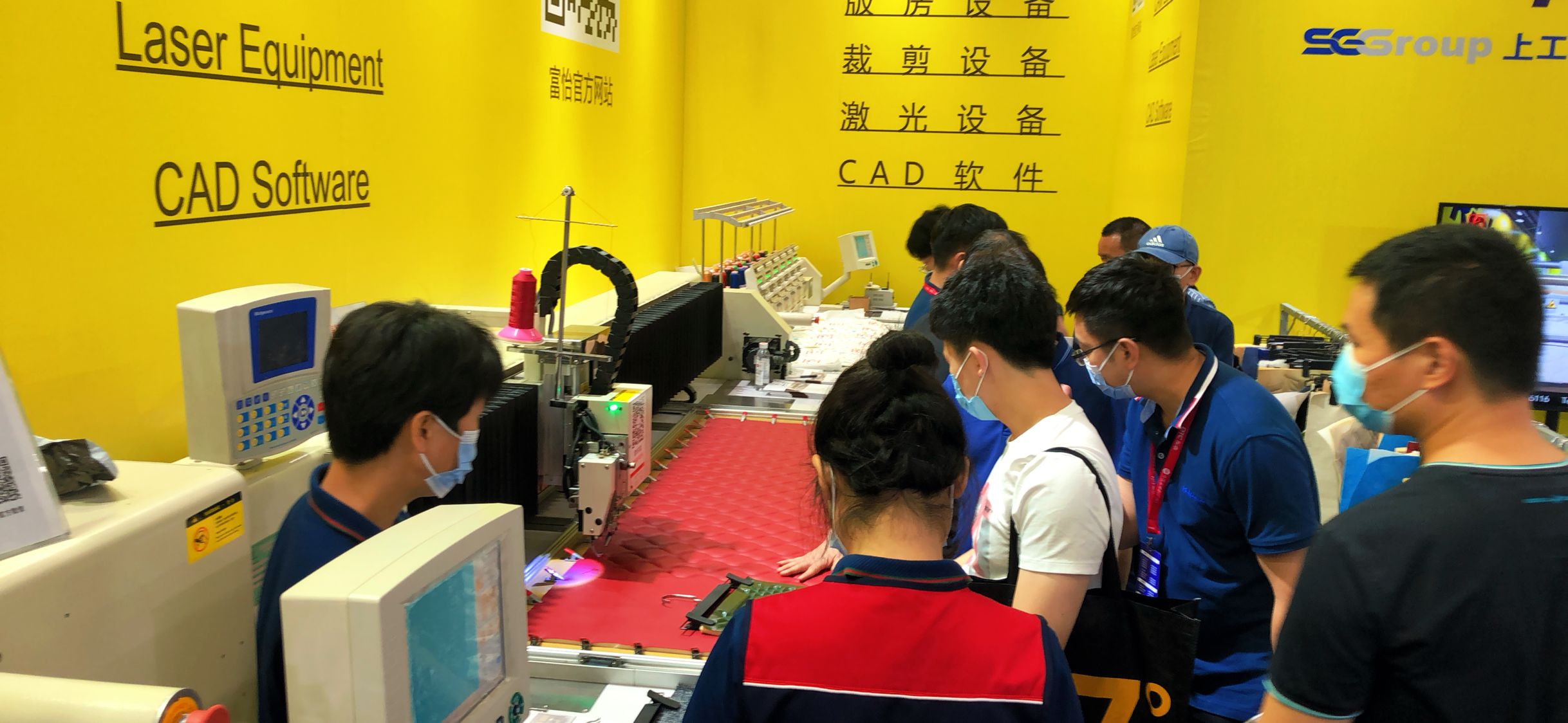上工富怡廣州木工機(jī)械展，展位人氣持續(xù)火爆