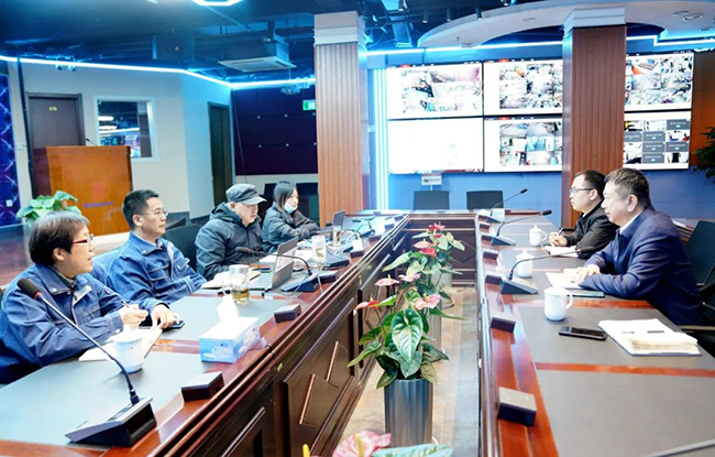 中縫協(xié)楊曉京理事長一行蒞臨富怡考察調(diào)研！